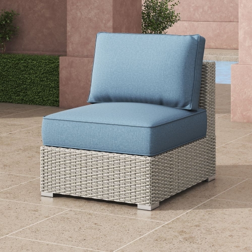Niko Blue - Armless Chair