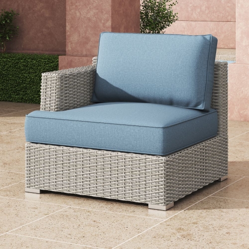 Niko Blue - Right Armchair