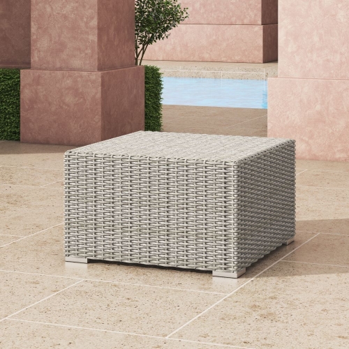 Niko Light Grey - Wicker Coffee Table